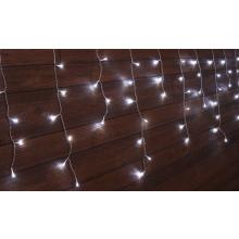 Tracon LED karácsonyi jégcsap fényfüggöny hidegfehér 5+5m karácsonyi világítás